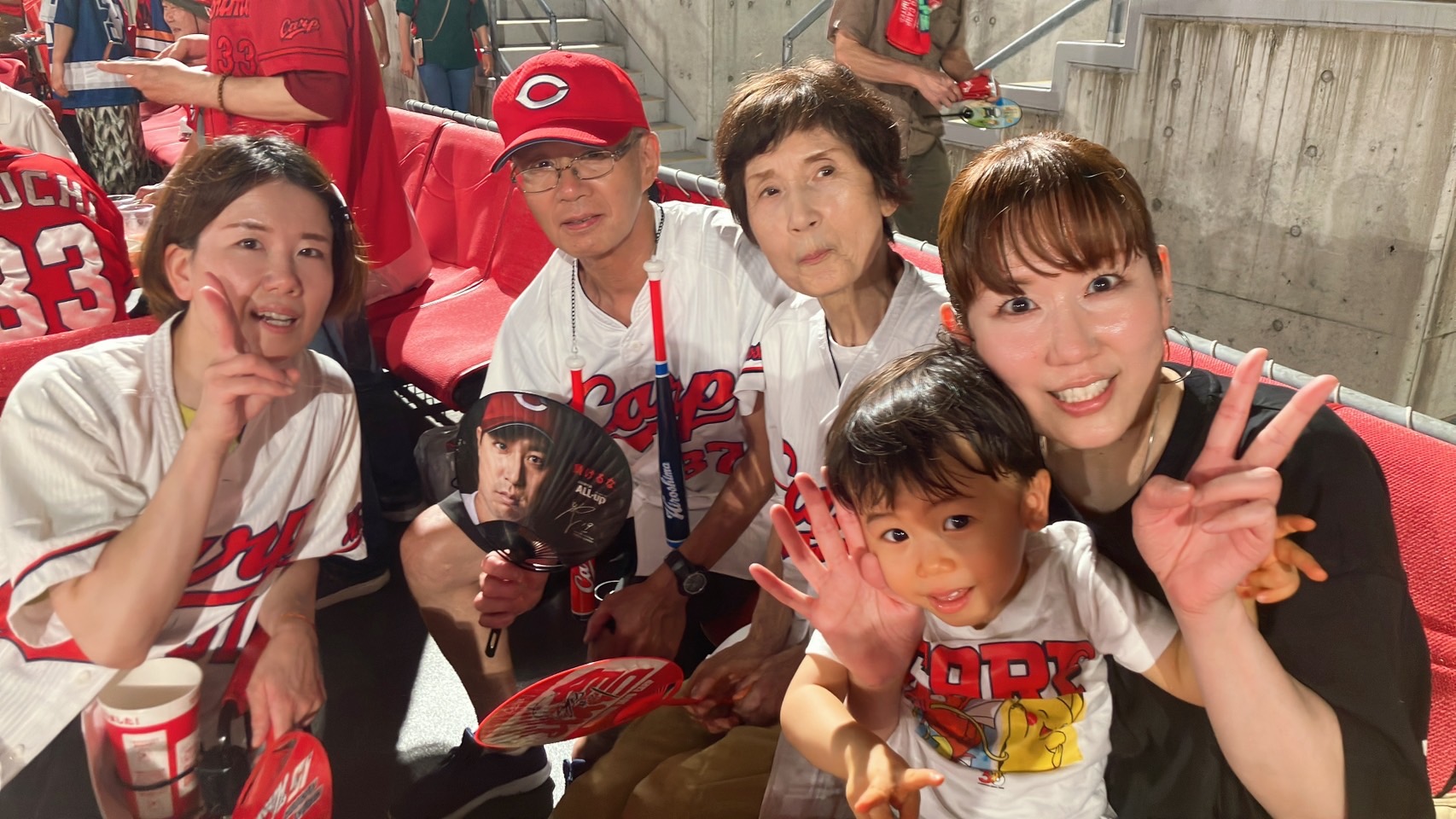 家族みんなでのスポーツ観戦⚾️