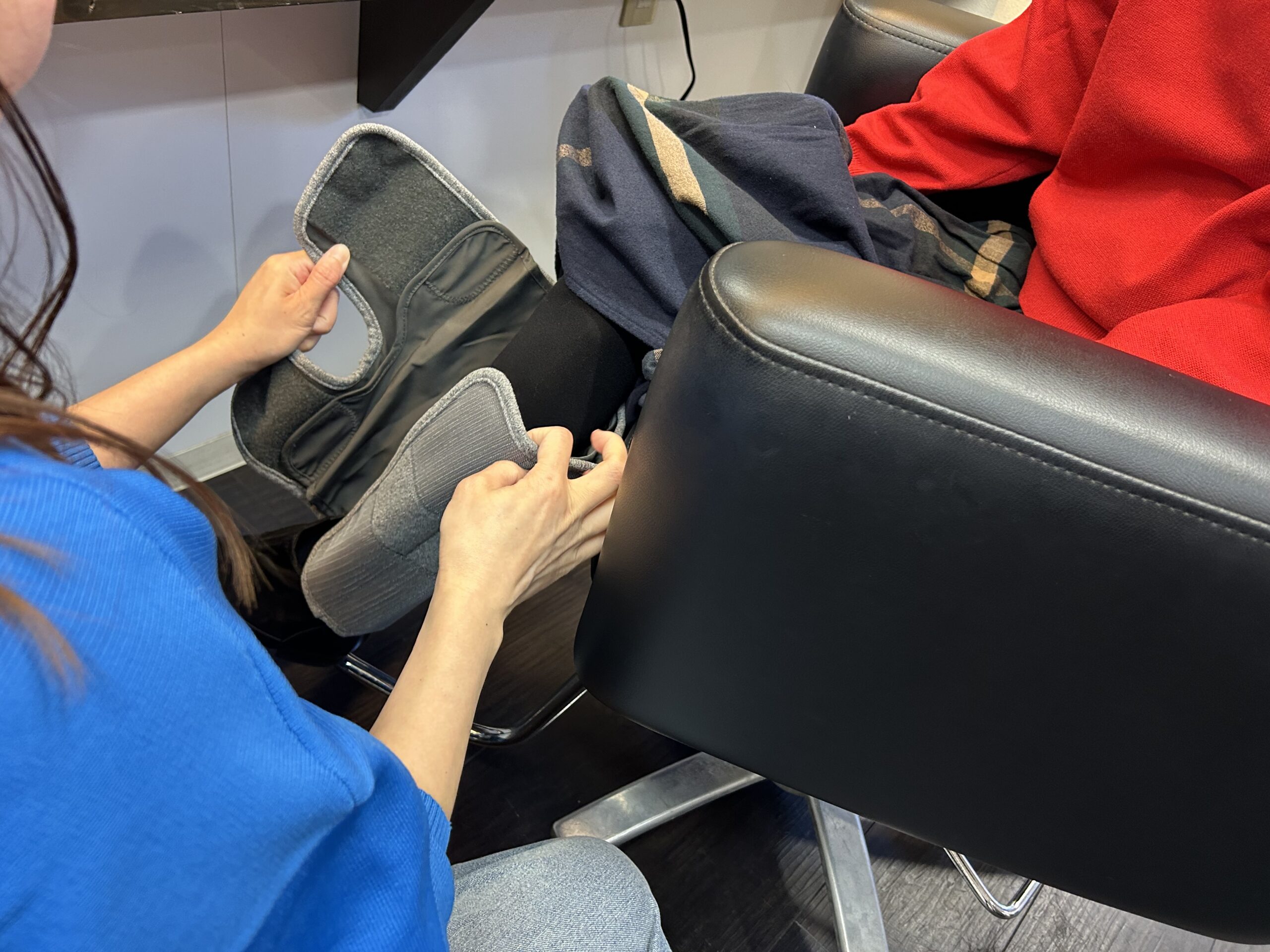 足の「むくみケア」ただ今体験中‼️