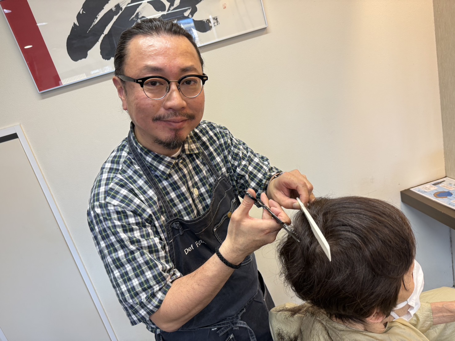 先ずはグラウンドを整えます☝️ヘアリセッター✂️